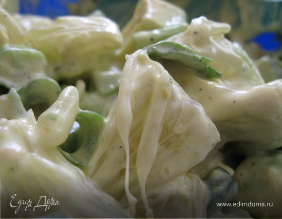 Салат из авокадо и помелы Салат из авокадо и помелы