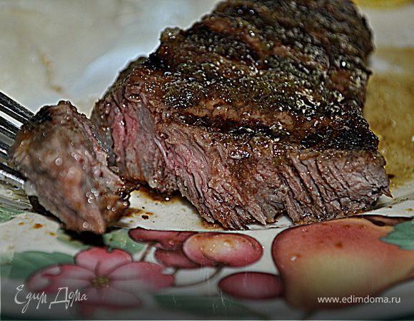 Стейк в лаймовом маринаде