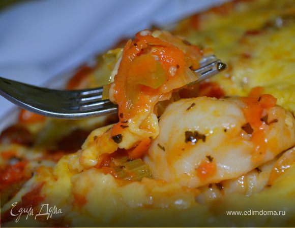 Пельмени под овощами Пельмени под овощами