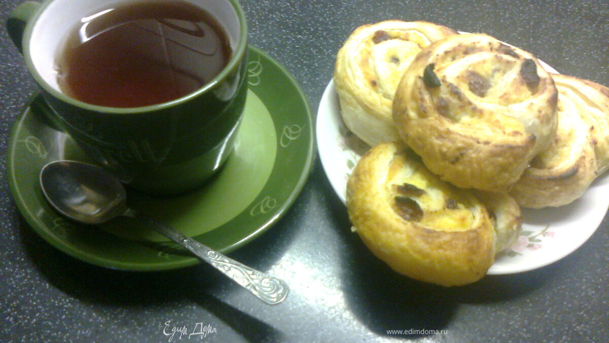 Улитки творожные