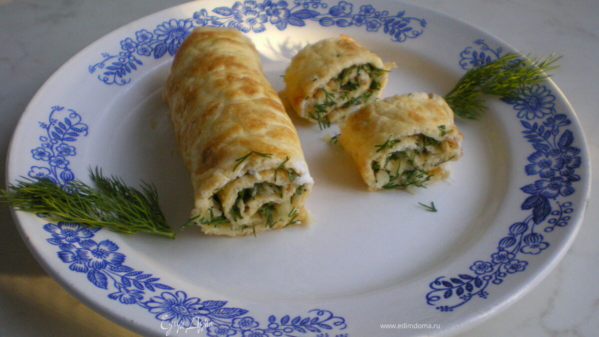 Яичный рулетик