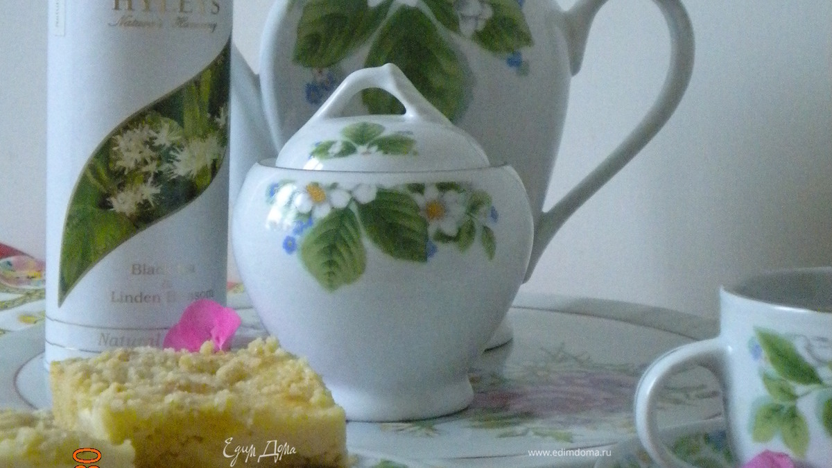 Сладкий творожный пирог