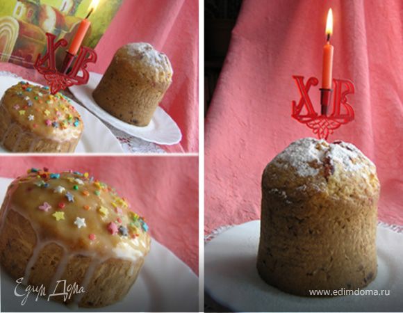 Творожный кекс с вишней Творожный кекс с вишней