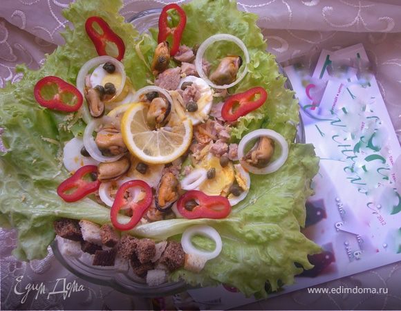 Салат" Морские дары" Салат" Морские дары"