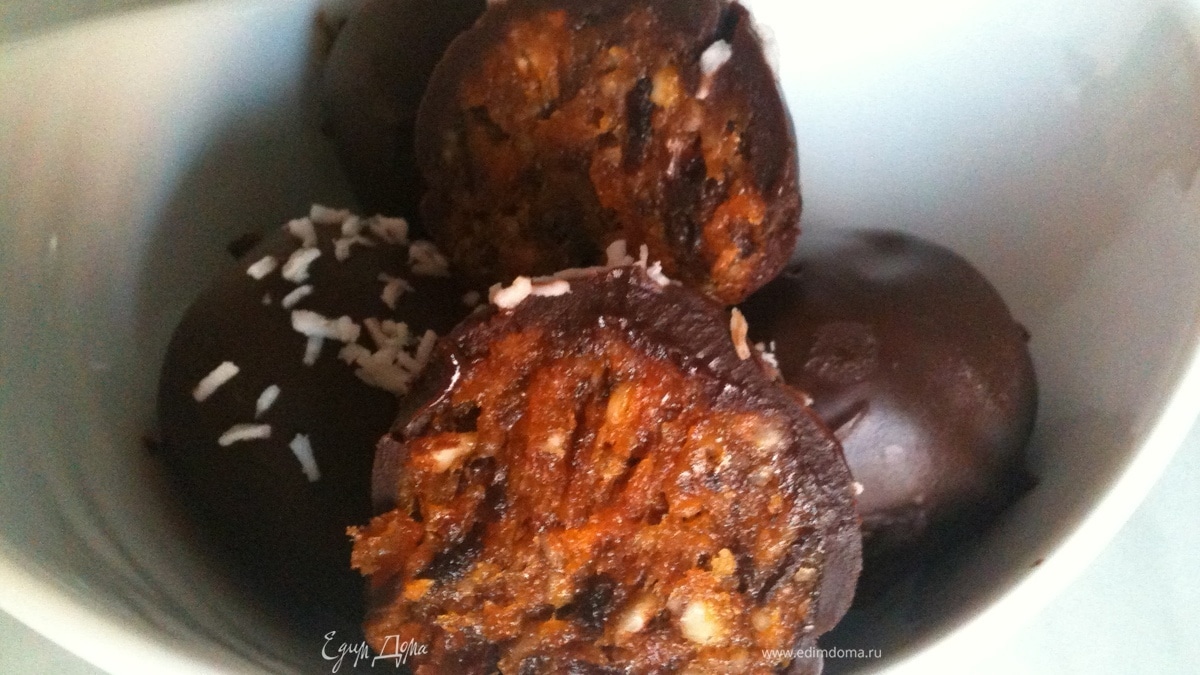 Домашние конфеты из сухофруктов