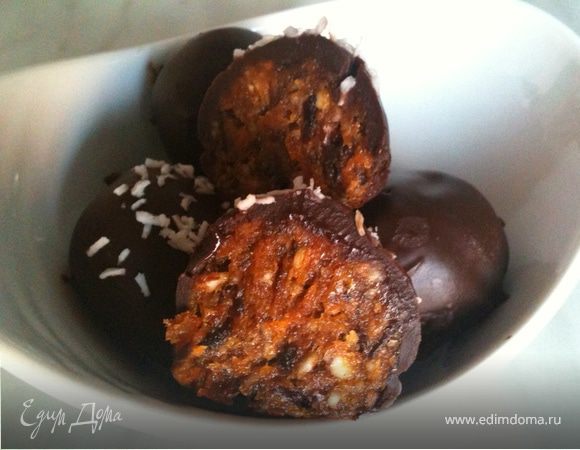 Домашние конфеты из сухофруктов