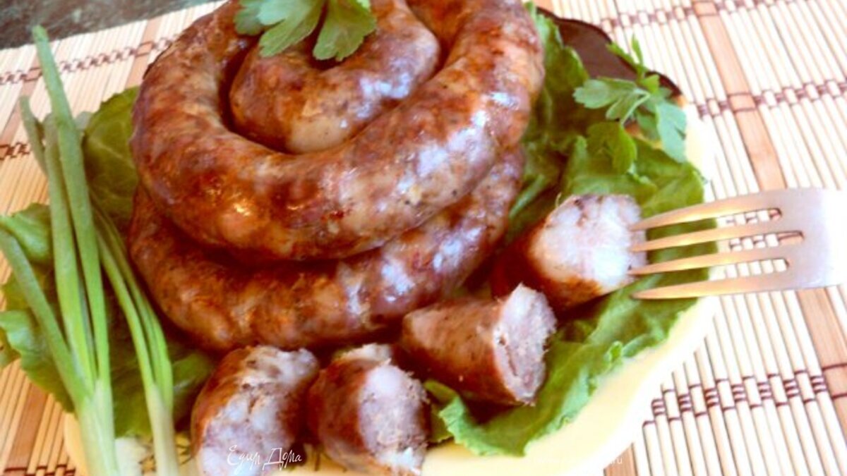 Домашняя украинская колбаса