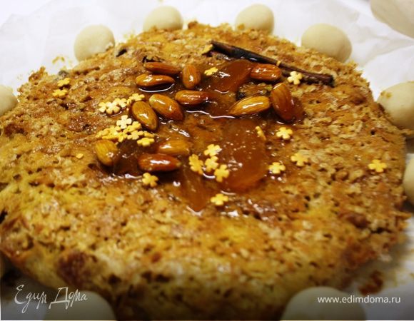 Кекс пасхальный с корицей и абрикосовым джемом