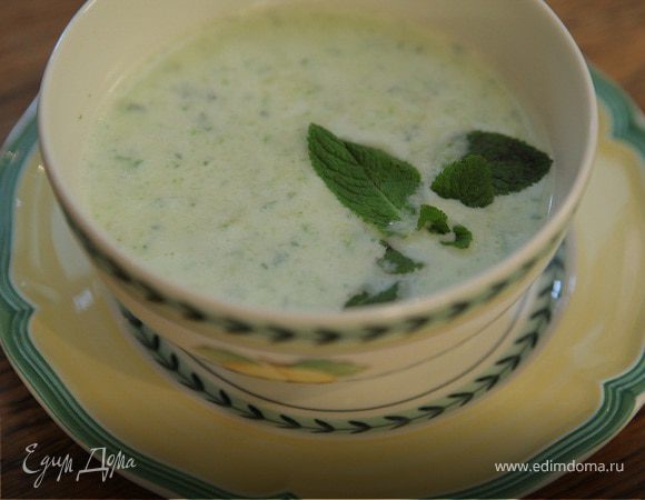 Суп из кабачков с мятой Суп из кабачков с мятой