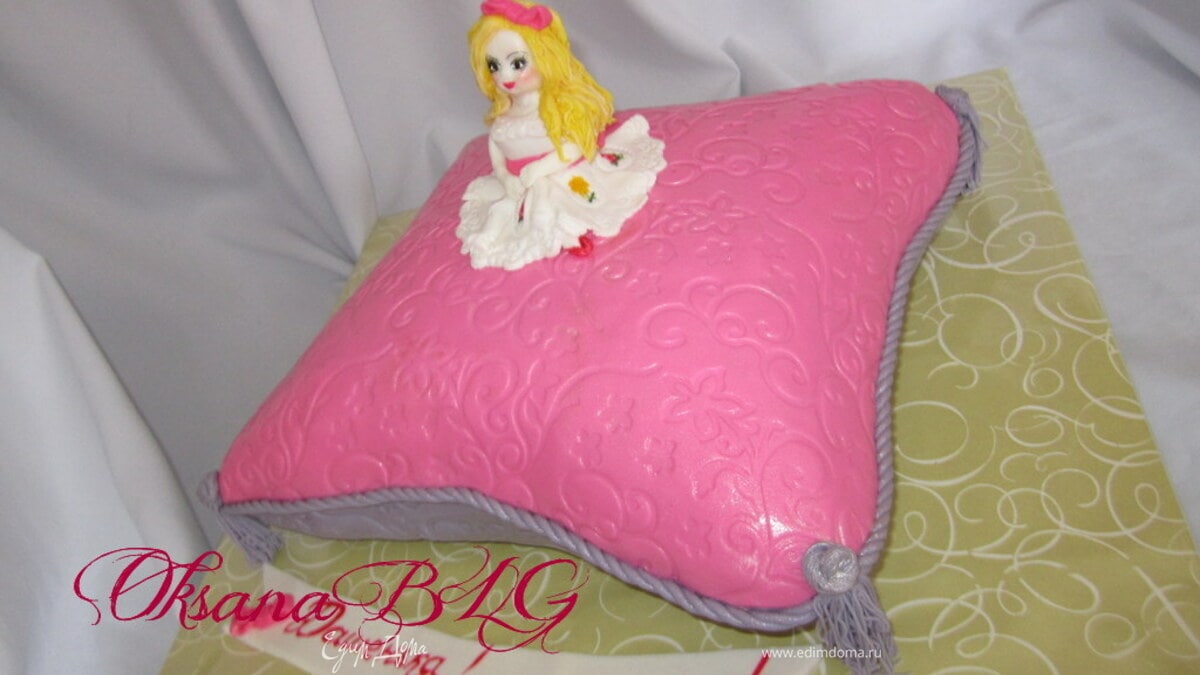 Торт "Подушка", небольшой МК