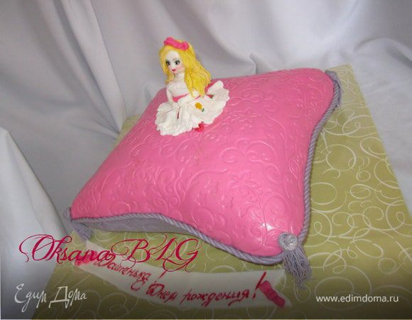 Торт "Подушка", небольшой МК Торт "Подушка", небольшой МК