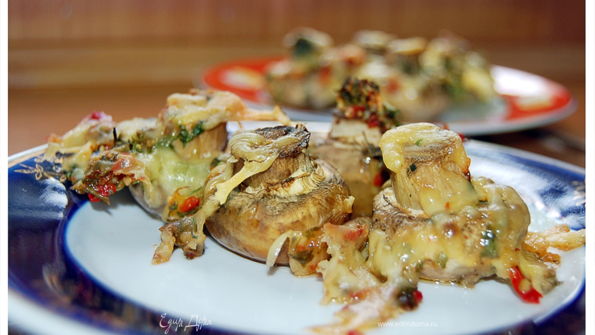 Запеченные грибы