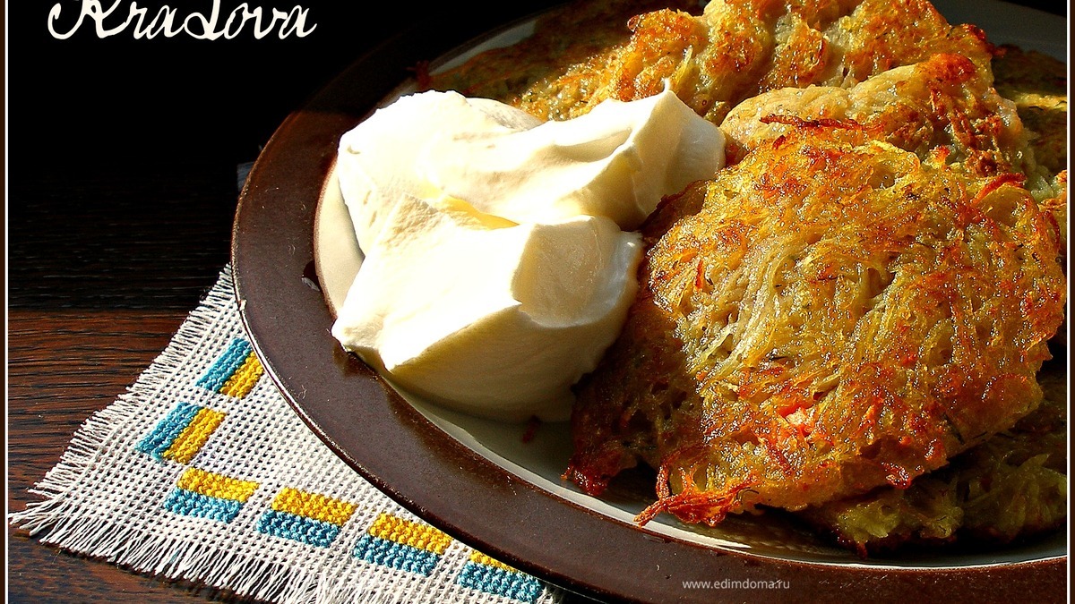 Деруны с салом