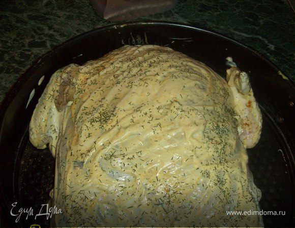 Фаршированная курица