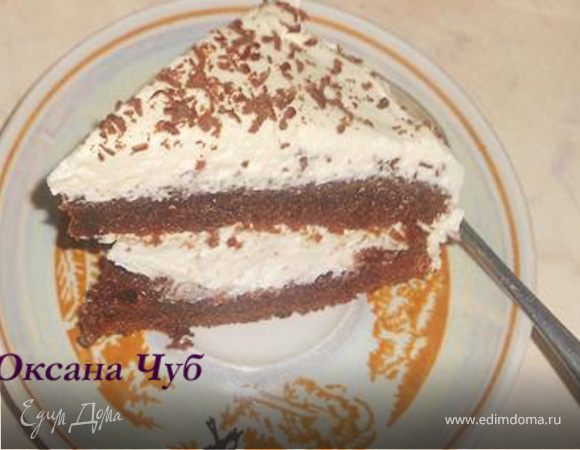 Тортик "Нежный" с творожно-ванильной прослойкой Тортик "Нежный" с творожно-ванильной прослойкой