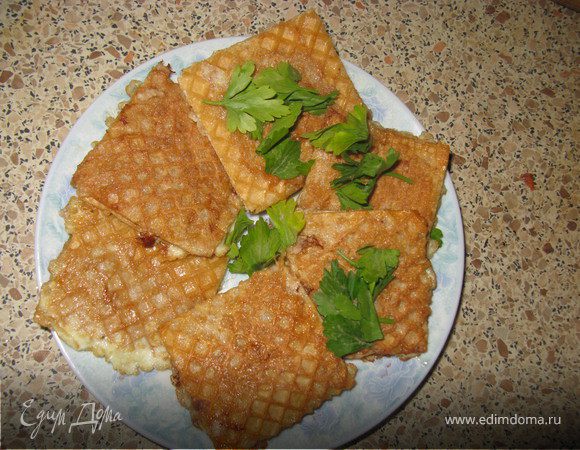 Вафли с мясом Вафли с мясом