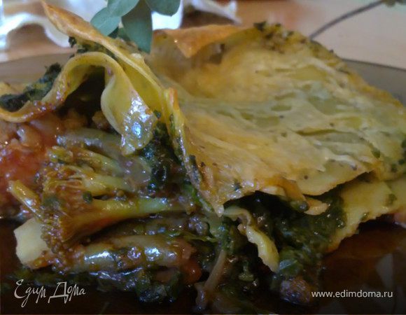 Лазанья овощная