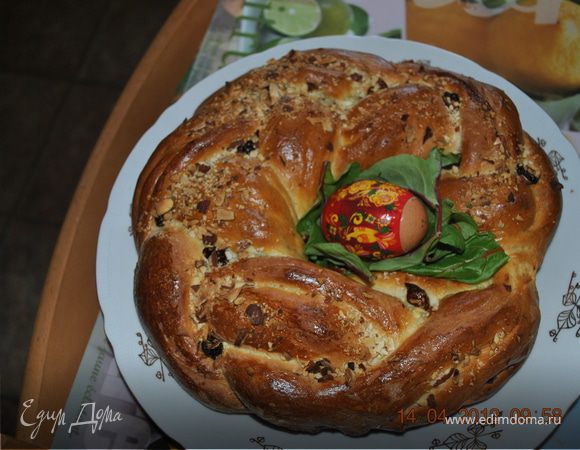 Норвежский пасхальный венок 