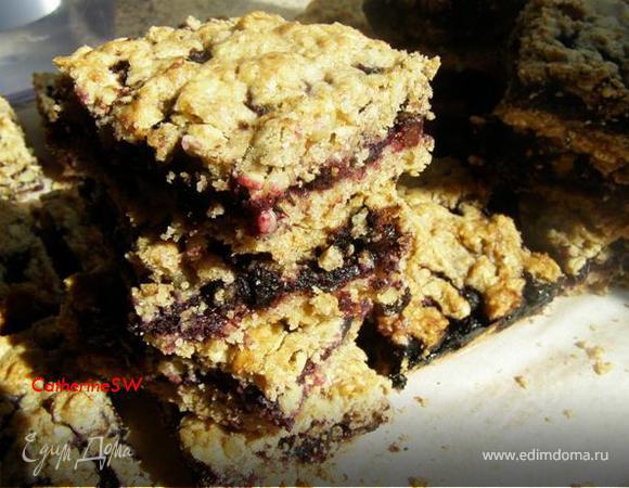 Овсяное печенье с начинкой из черники, изюма и клюквы Овсяное печенье с начинкой из черники, изюма и клюквы