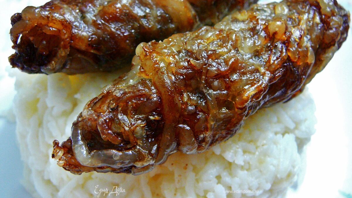 Кебаб из телятины в сальнике