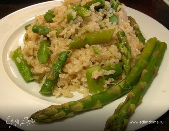 Ризотто со спаржей