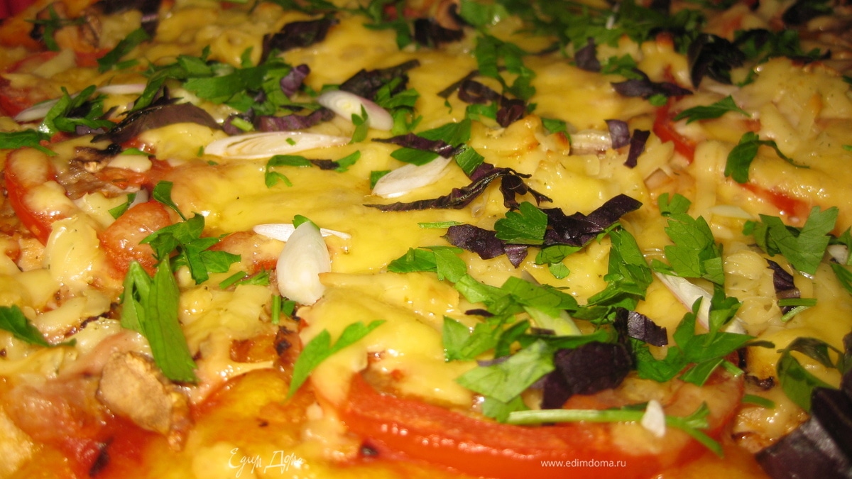 Пицца "Три шашлыка"