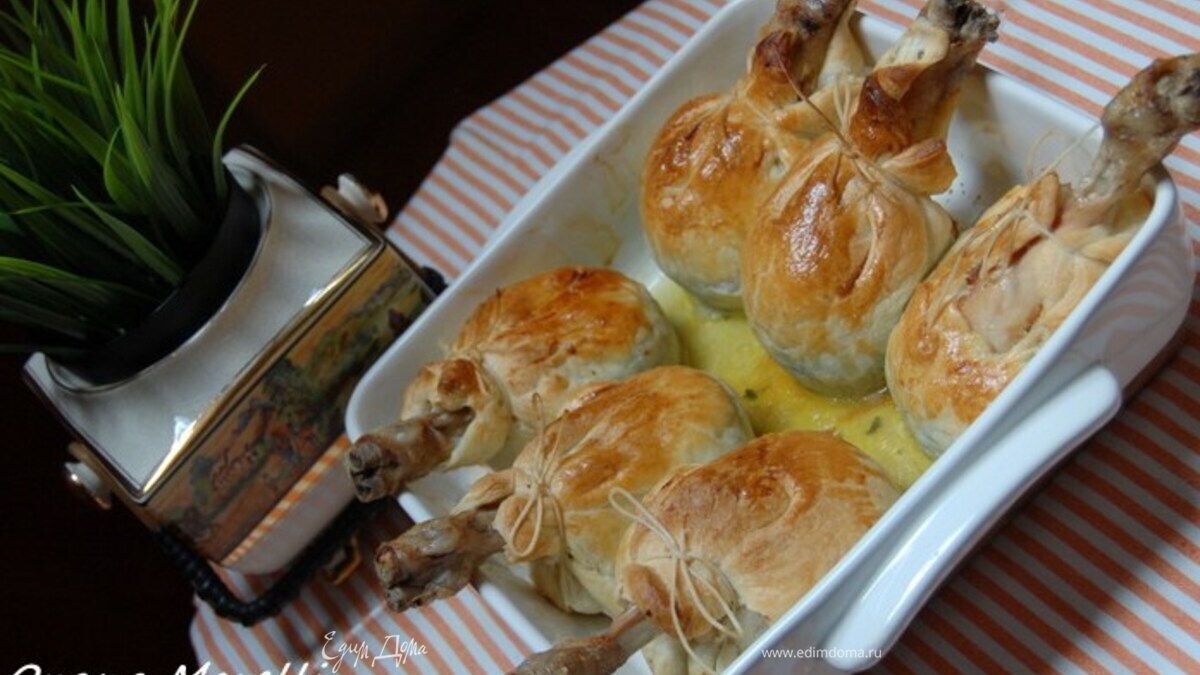 Лукошки с курицей