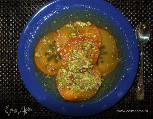 Карпаччо из хурмы Карпаччо из хурмы