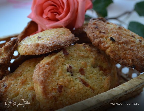 Печенье с курагой и кокосом Печенье с курагой и кокосом