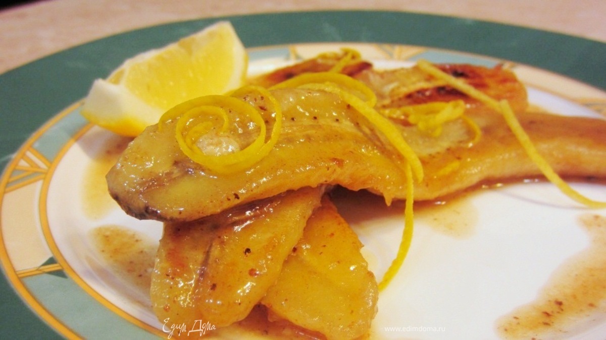 Фламбе из бананов без огня