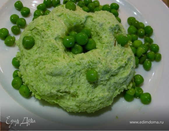 Мусс из зеленого горошка и спаржи