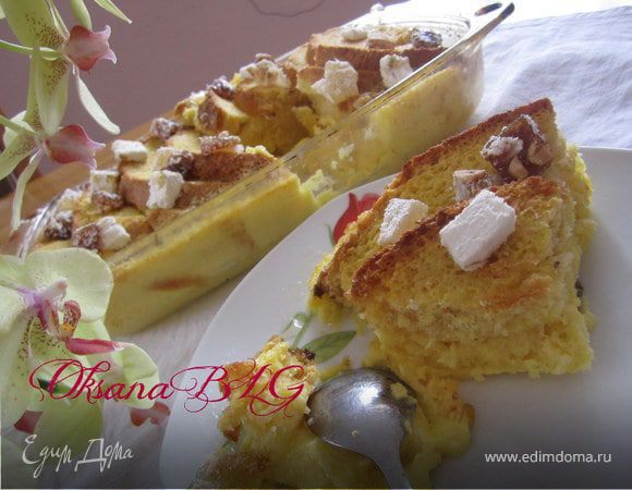 Пудинг или запеканка с куличом или кексом Пудинг или запеканка с куличом или кексом