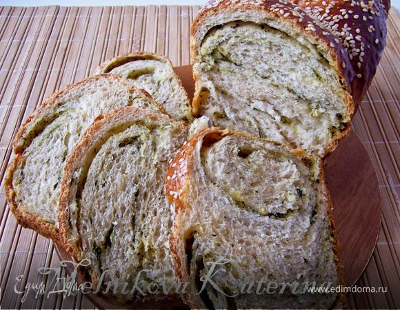 Домашний хлеб с ароматными травами Домашний хлеб с ароматными травами