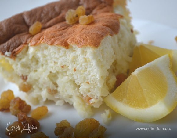 Классический английский рисовый пудинг с изюмом