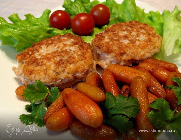 Рыбные котлеты с морковкой