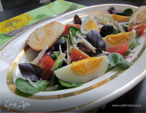 Салат с яйцом Салат с яйцом