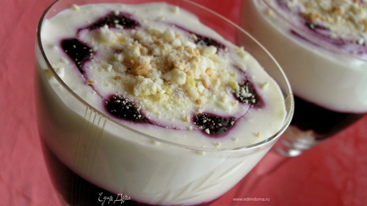 Черничный десерт для Апрель :)