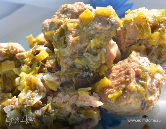 Мясо с зеленью Мясо с зеленью