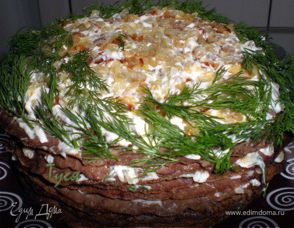 Печеночный торт