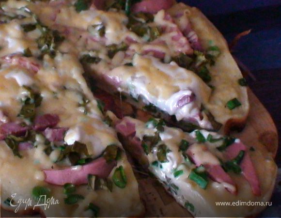 Пицца на сковороде Пицца на сковороде