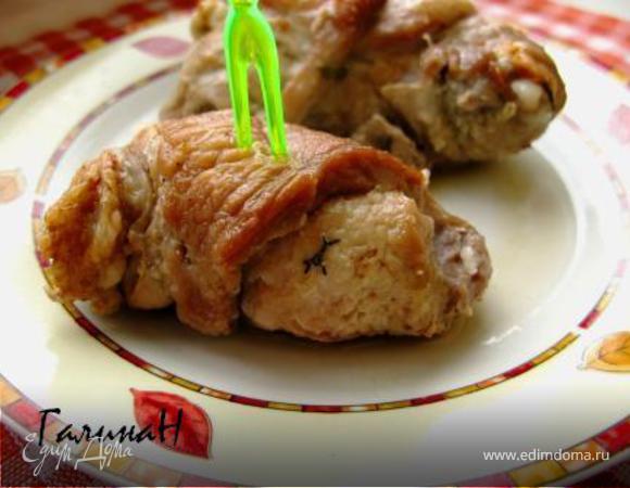 Мясные ароматные мини-рулетики с начинкой Мясные ароматные мини-рулетики с начинкой