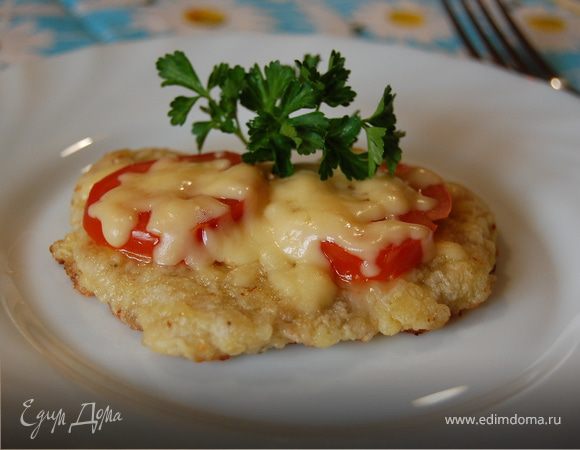 Эскалоп с помидорами Эскалоп с помидорами