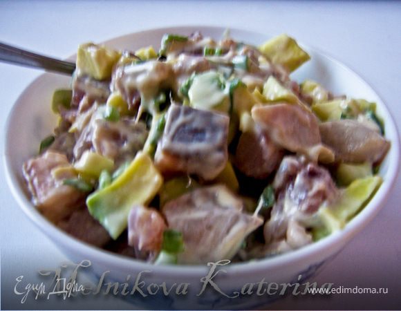 Салат "Сельдь с авокадо" Салат "Сельдь с авокадо"