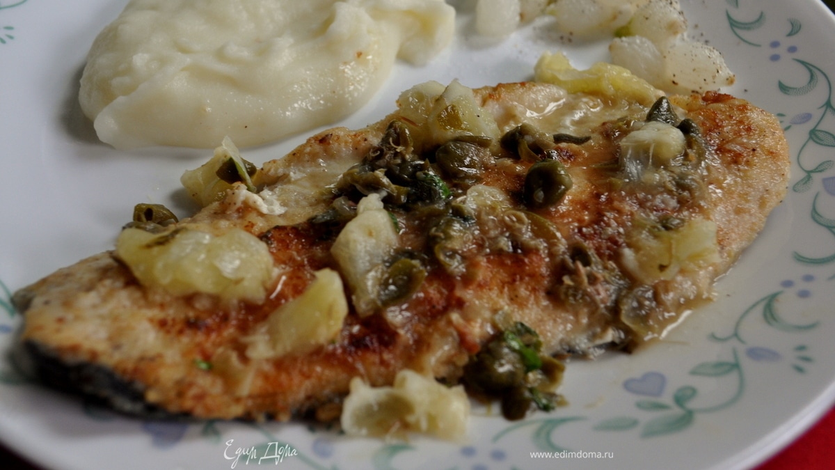 Филе форели по-гренобльски  - Trout Grenobloise