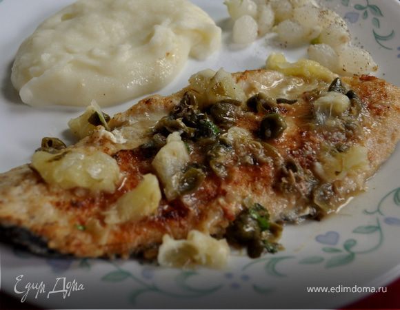 Филе форели по-гренобльски - Trout Grenobloise Филе форели по-гренобльски - Trout Grenobloise