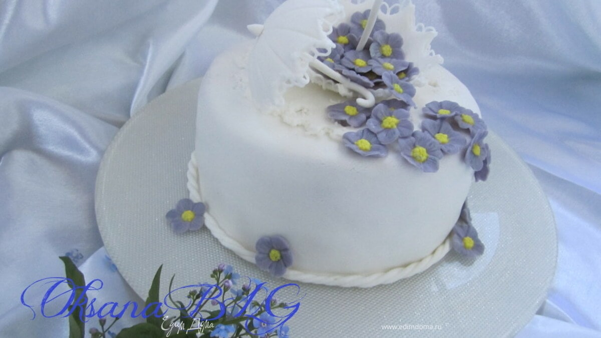 Торт "Под мелодию "Шербургских зонтиков"