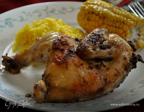 Куропатки с кленовым сиропом и специями