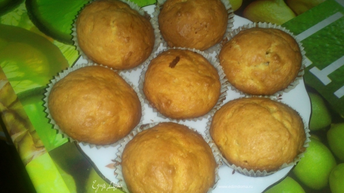Кексы с вареной сгущенкой