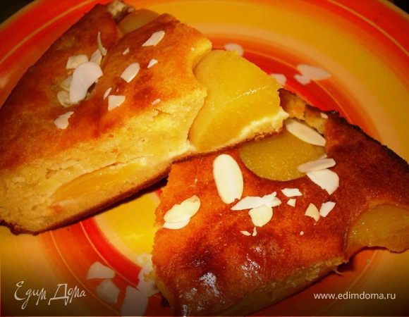 Пирог с персиками Пирог с персиками