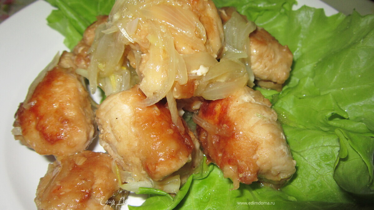 Куриные рулетики остро-сладкие